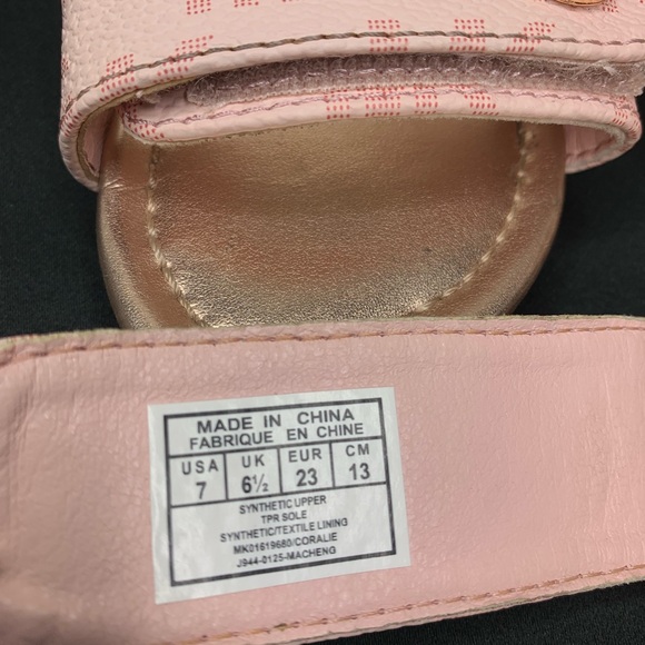 Michael Kors Kids Pink Sandals - Picture 4 of 4